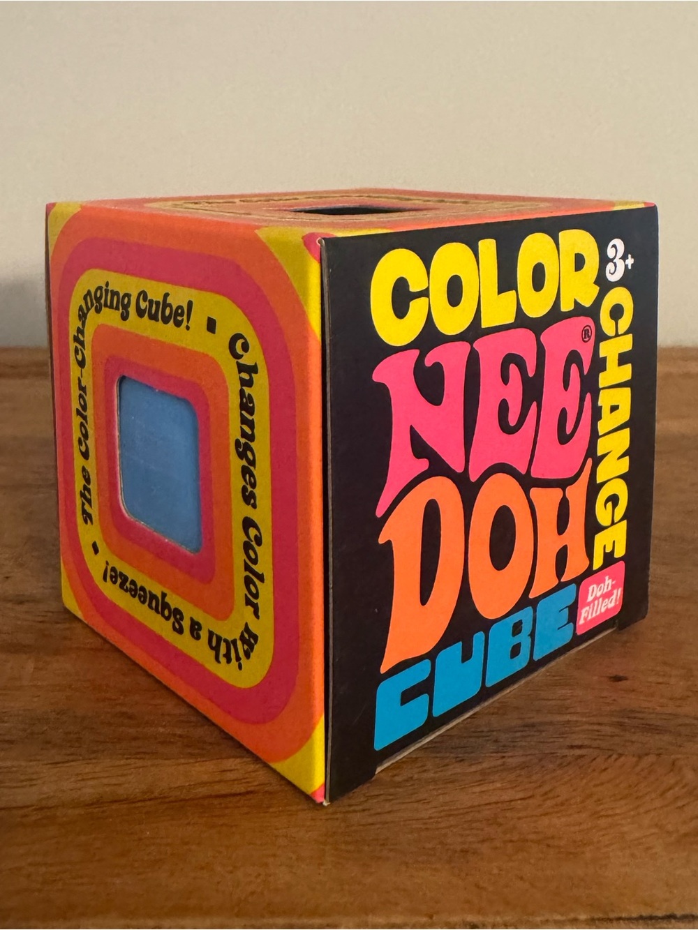 NeeDoh Color Change Cube- Blue